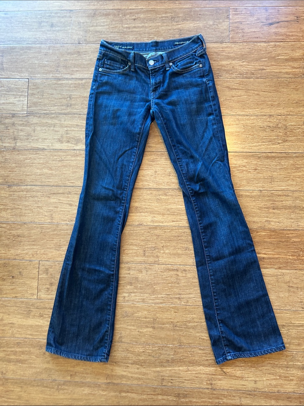 Citizens Of Humanity Dark Blue Flare low waist bootcut - Picture 3 of 4